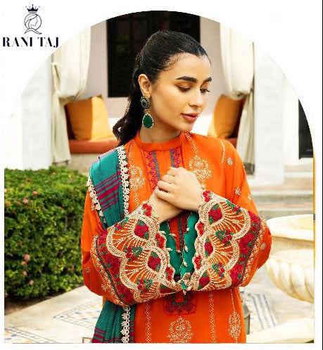 Premium Embroidered Lawn Suit RT-09