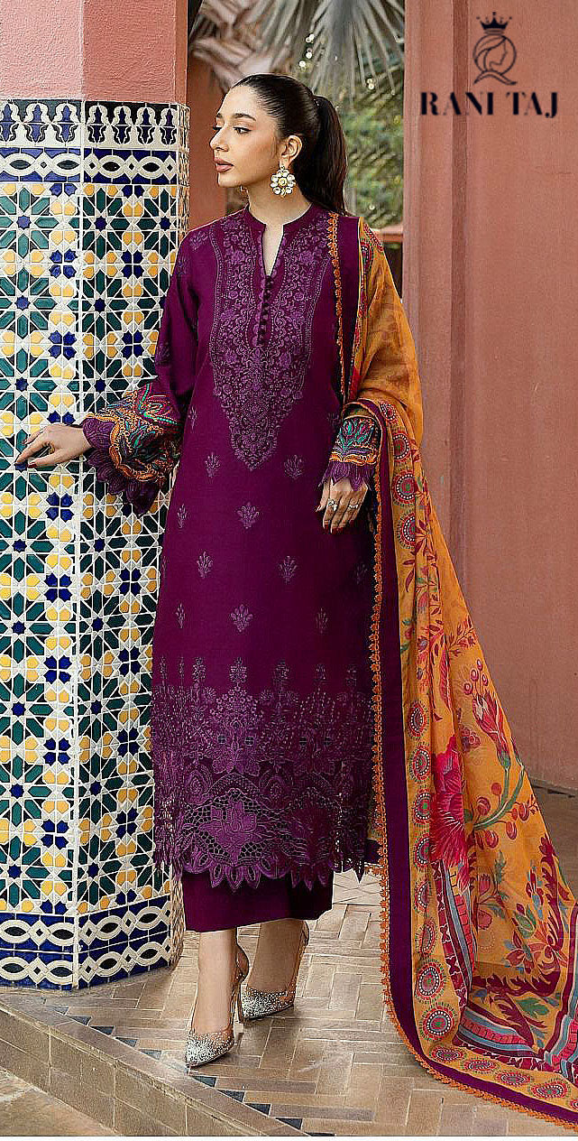 Exquisite Embroidered Lawn Suit RT-02
