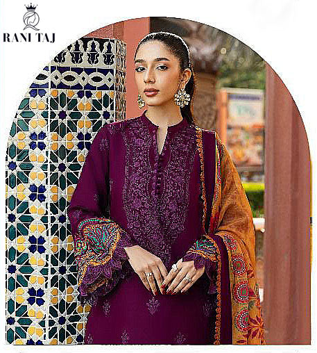Exquisite Embroidered Lawn Suit RT-02