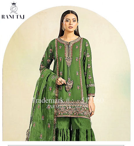 Premium Embroidered Lawn Suit RT-13